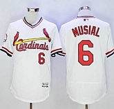 St.Louis Cardinals #6 Stan Musial White 2016 Flexbase Collection Cooperstown Stitched Baseball Jersey,baseball caps,new era cap wholesale,wholesale hats